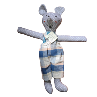 Textilní hračka - myšák v lacláčích