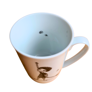 Hrnek porcelánový s malým snílkem