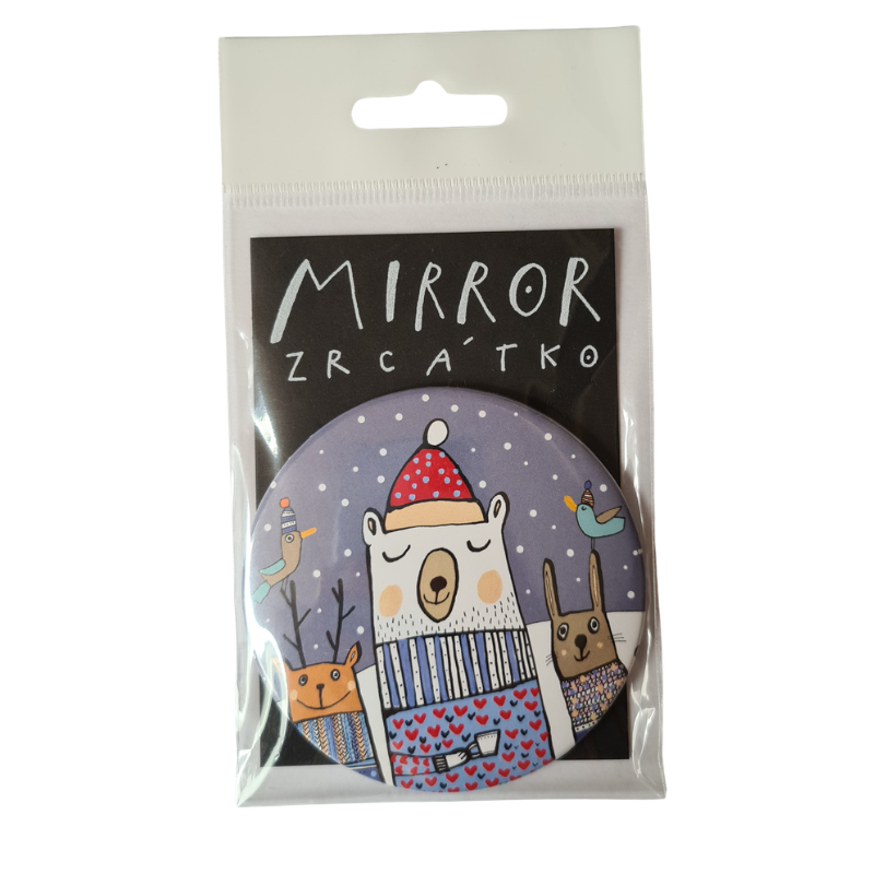 Zrcátko – medvěd, sob a zajíc