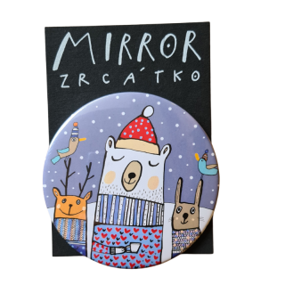 Zrcátko – medvěd, sob a zajíc