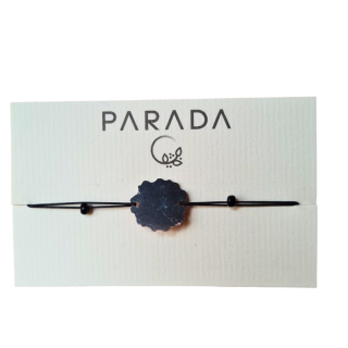 Náramek na šňůrce - vlčí mák