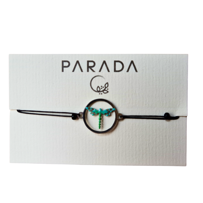 Náramek na šňůrce - vážka